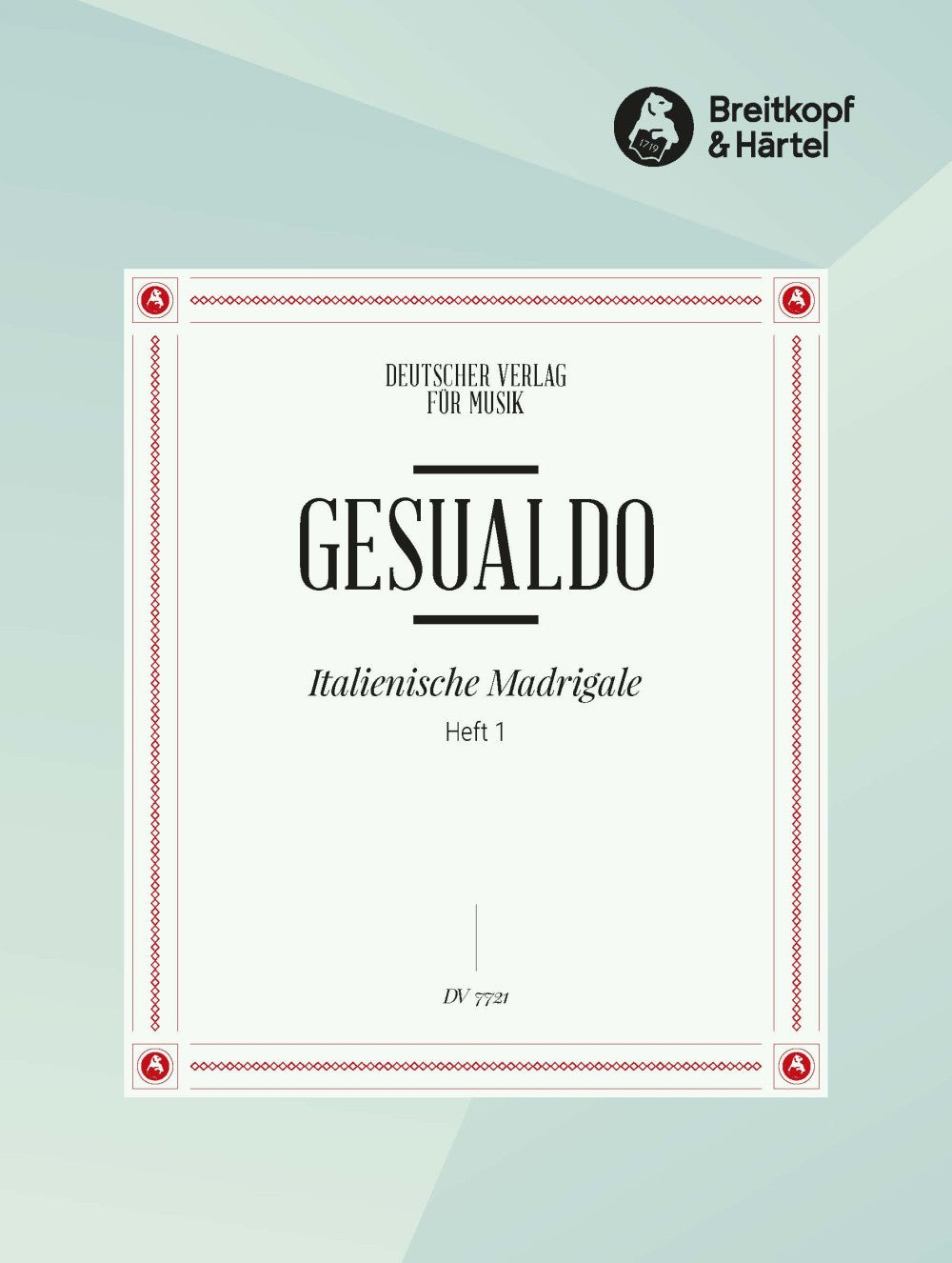 Gesualdo: Italian Madrigals - Volume 1 (O dolce mio tesore & Millel volte il di moro)