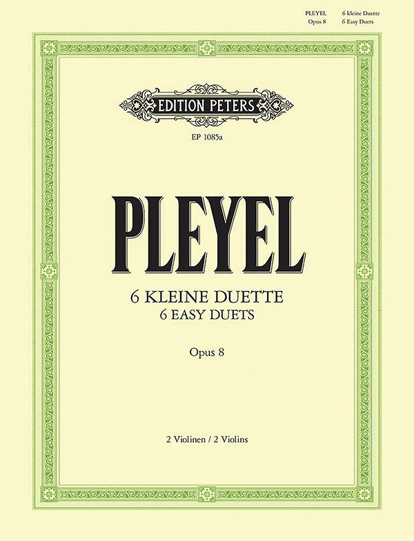 Pleyel: 6 Easy Duets, Op. 8