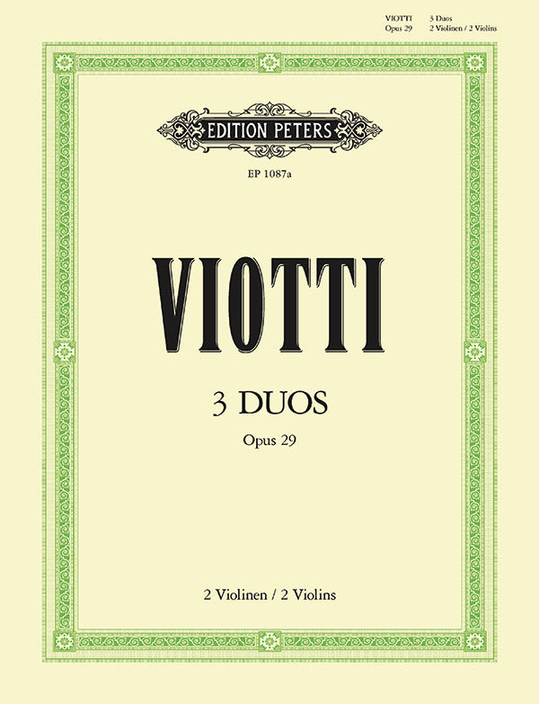 Viotti: 3 Duets, Op. 29