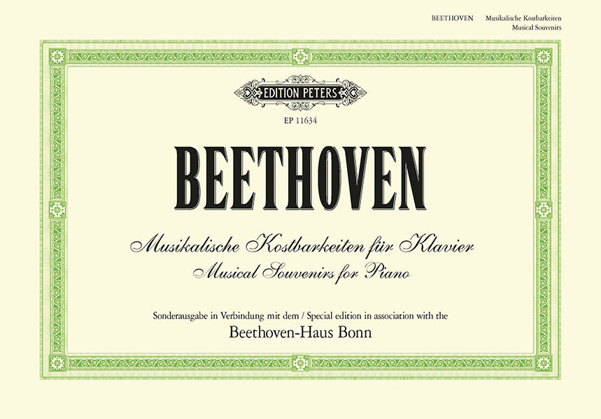 Beethoven: Musical Souvenirs for Piano - Original Works and Arrangements