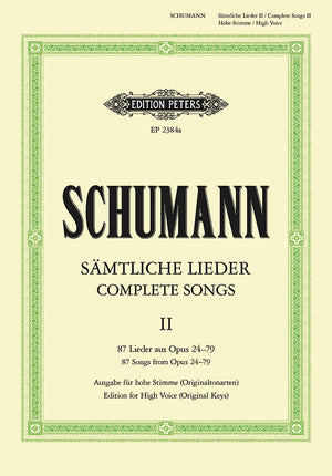 Schumann: Complete Songs - Volume 2