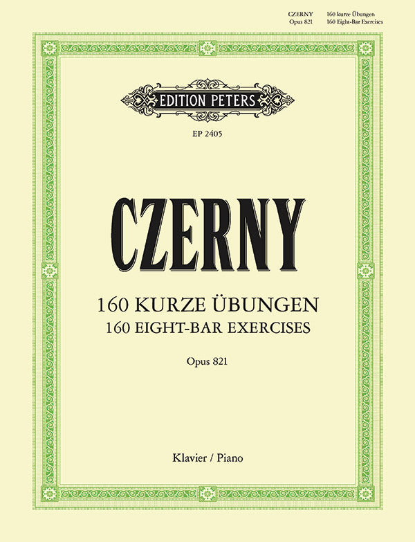 Czerny: 160 Eight-Bar Exercises, Op. 821