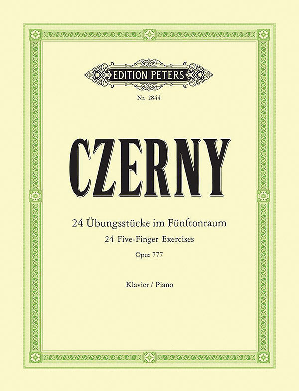 Czerny: 24 Five-Finger Exercises, Op. 777