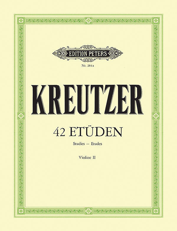 Kreutzer: 42 Études or Caprices (Violin II Accompaniment)