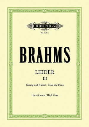 Brahms: Complete Songs (Lieder) - Volume 3