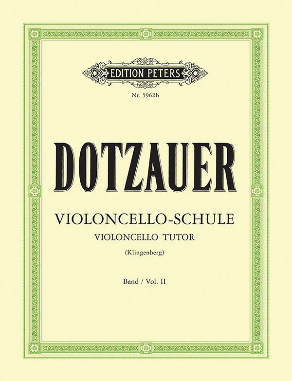 Dotzauer: Cello Tutor - Volume 2 (2nd - 5th Position)
