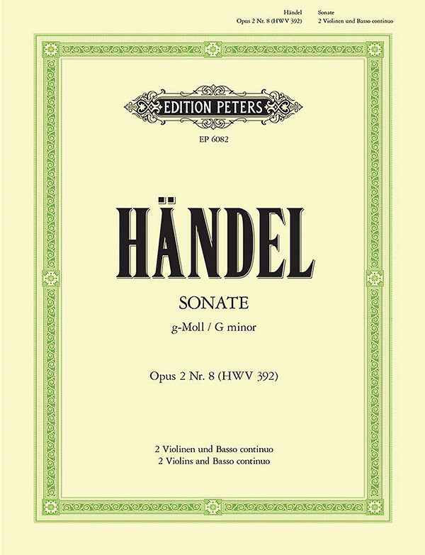 Handel: Trio Sonata in G Minor, HWV 393, Op. 2, No. 8 (arr. for 2 cellos & piano)