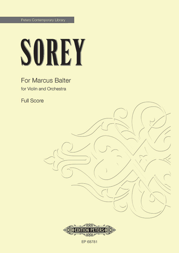 Sorey: For Marcos Balter