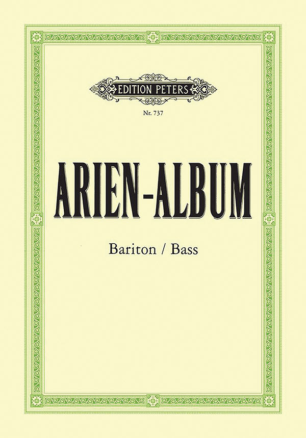 Aria Album for Baritone/Bass