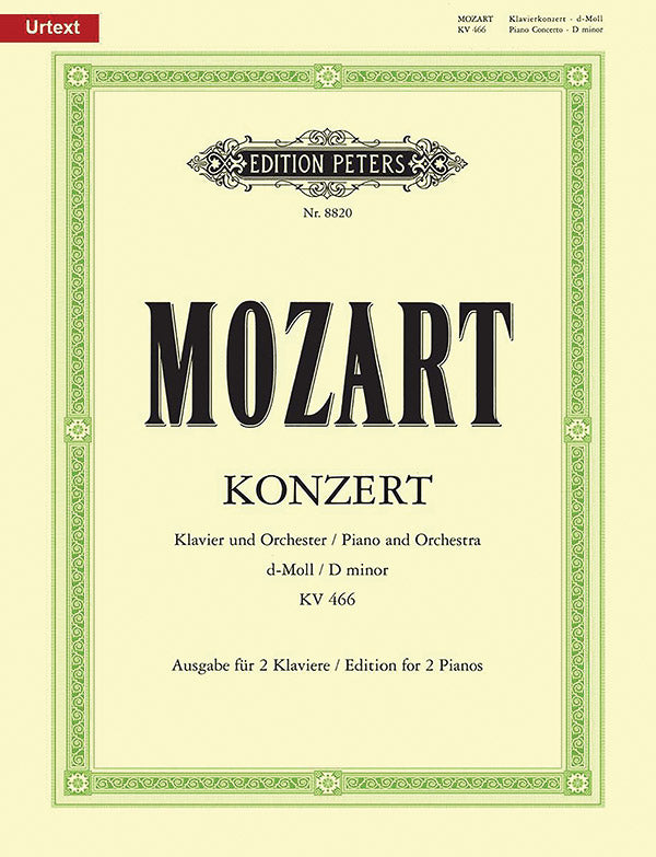 D　Minor,　Concerto　20　No.　Piano　Mozart:　466　Ficks　in　K.　Music
