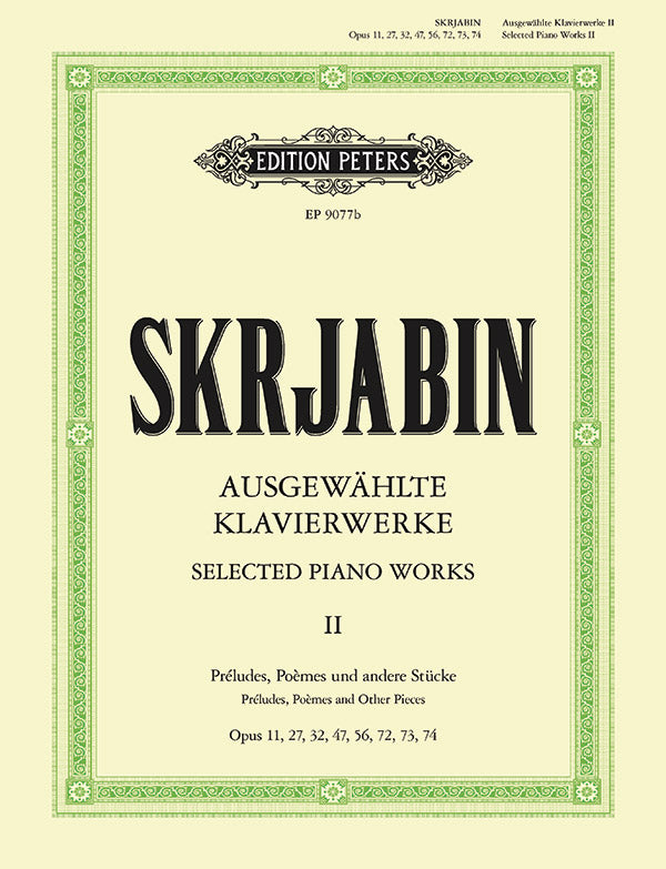 Scriabin: Piano Works - Volume 2