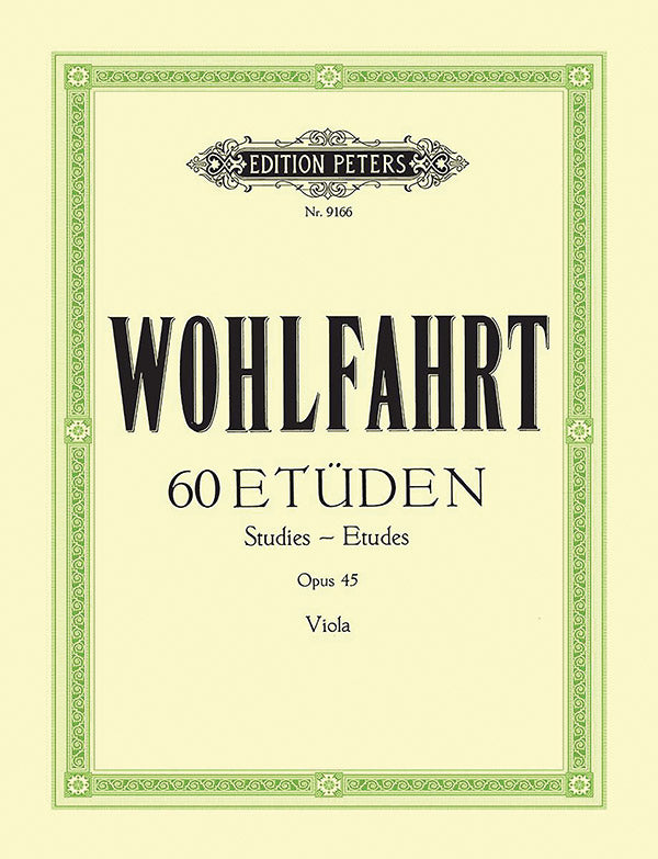 Wohlfahrt: 60 Studies, Op. 45 (arr. for viola)