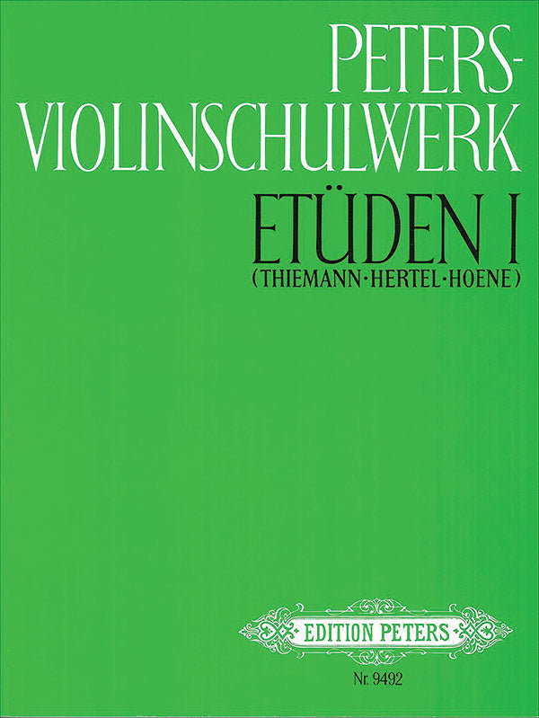 Peters Violin School: Etudes - Volume 1