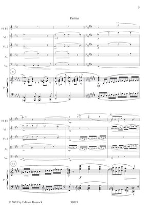 Bonis: Septet for 2 Flutes, Piano and String Quartet