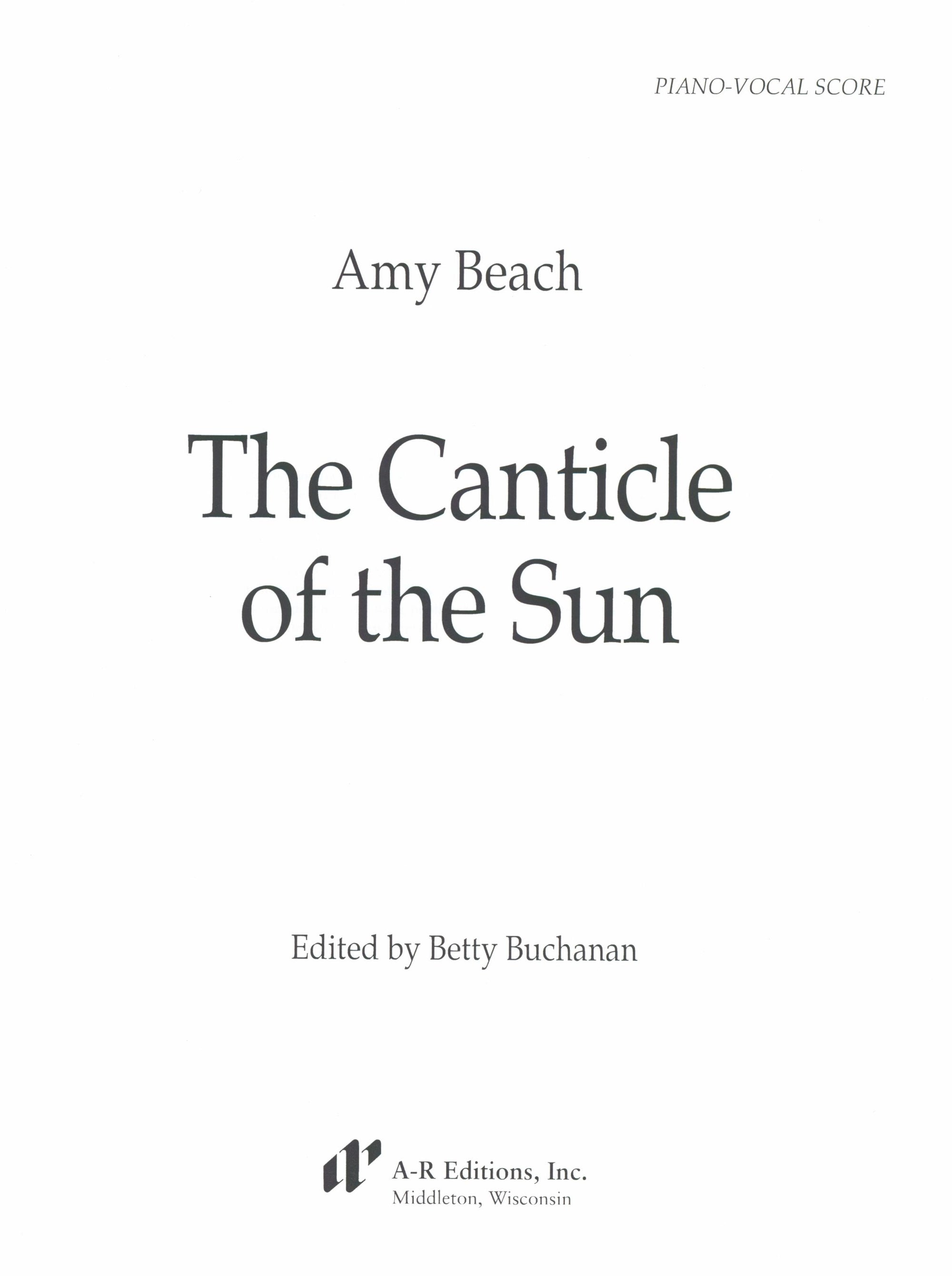 Beach: The Canticle of the Sun