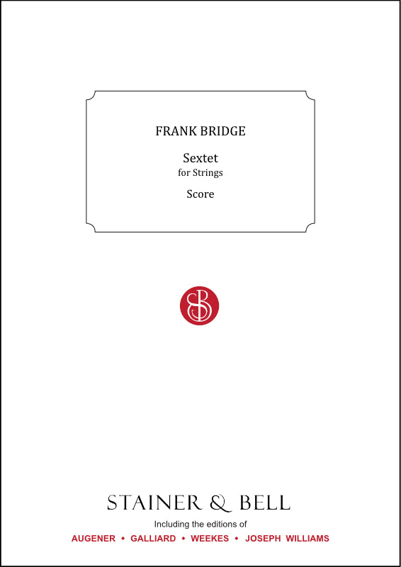 Bridge: String Sextet, H. 107