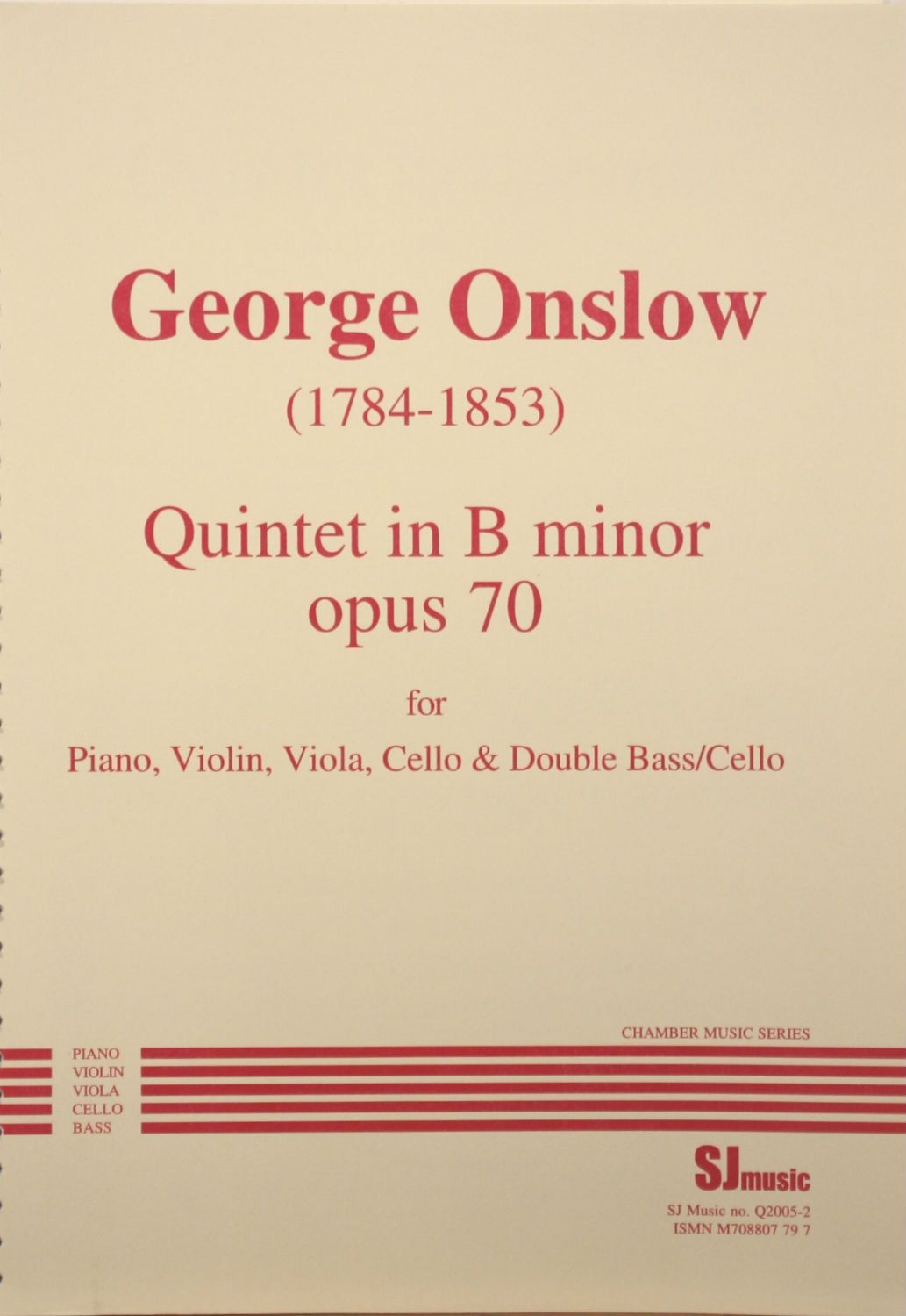 Onslow: Piano Quintet, Op. 70