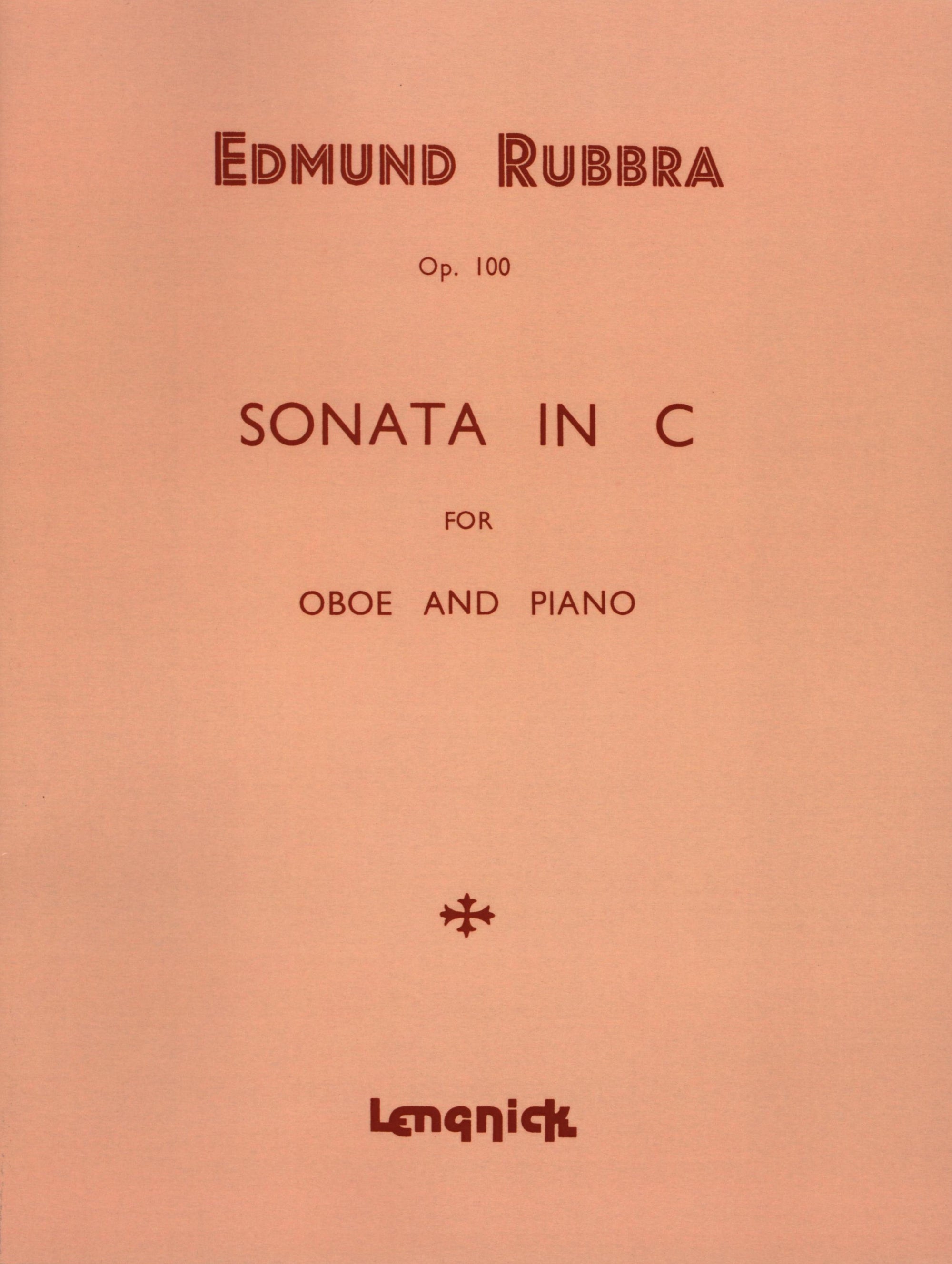 Rubbra: Oboe Sonata in C Major, Op. 100