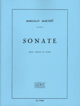 Martinů: Violin Sonata No. 1, H 182