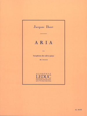 Ibert: Aria (arr. for alto sax & piano)