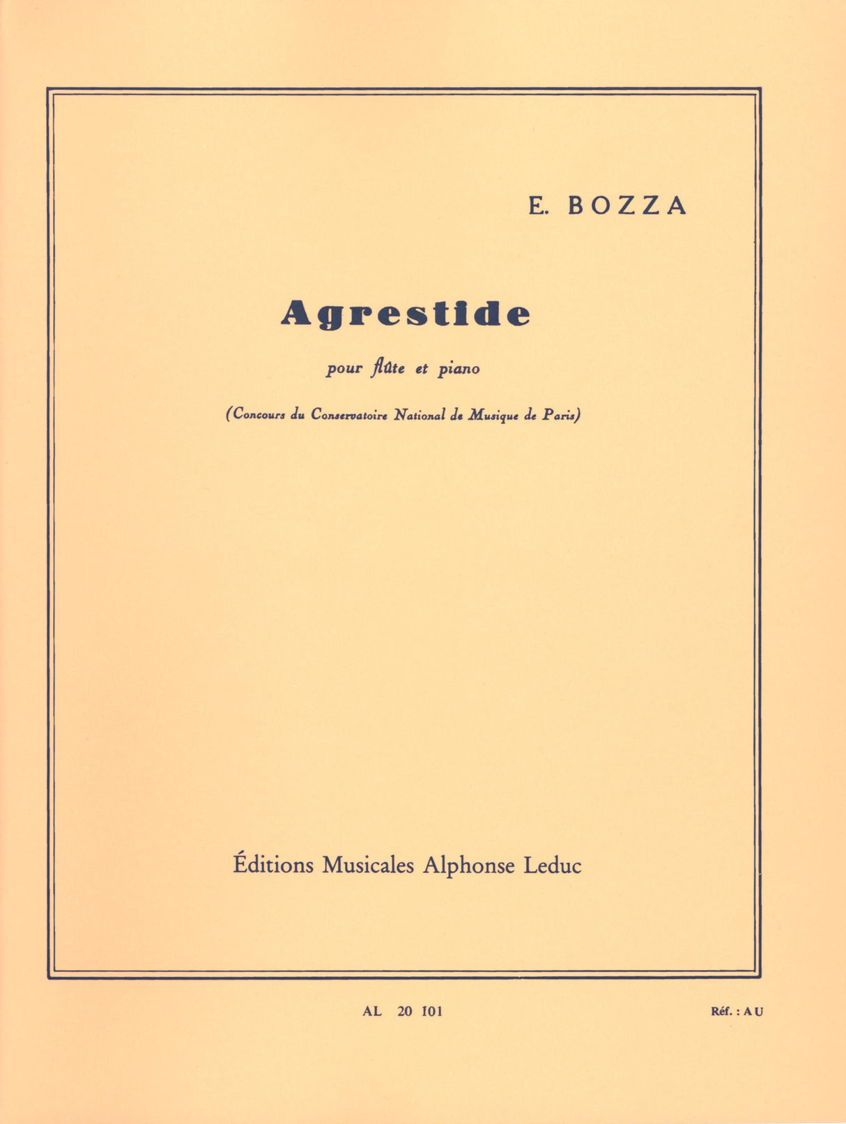 Bozza: Agrestide, Op. 44
