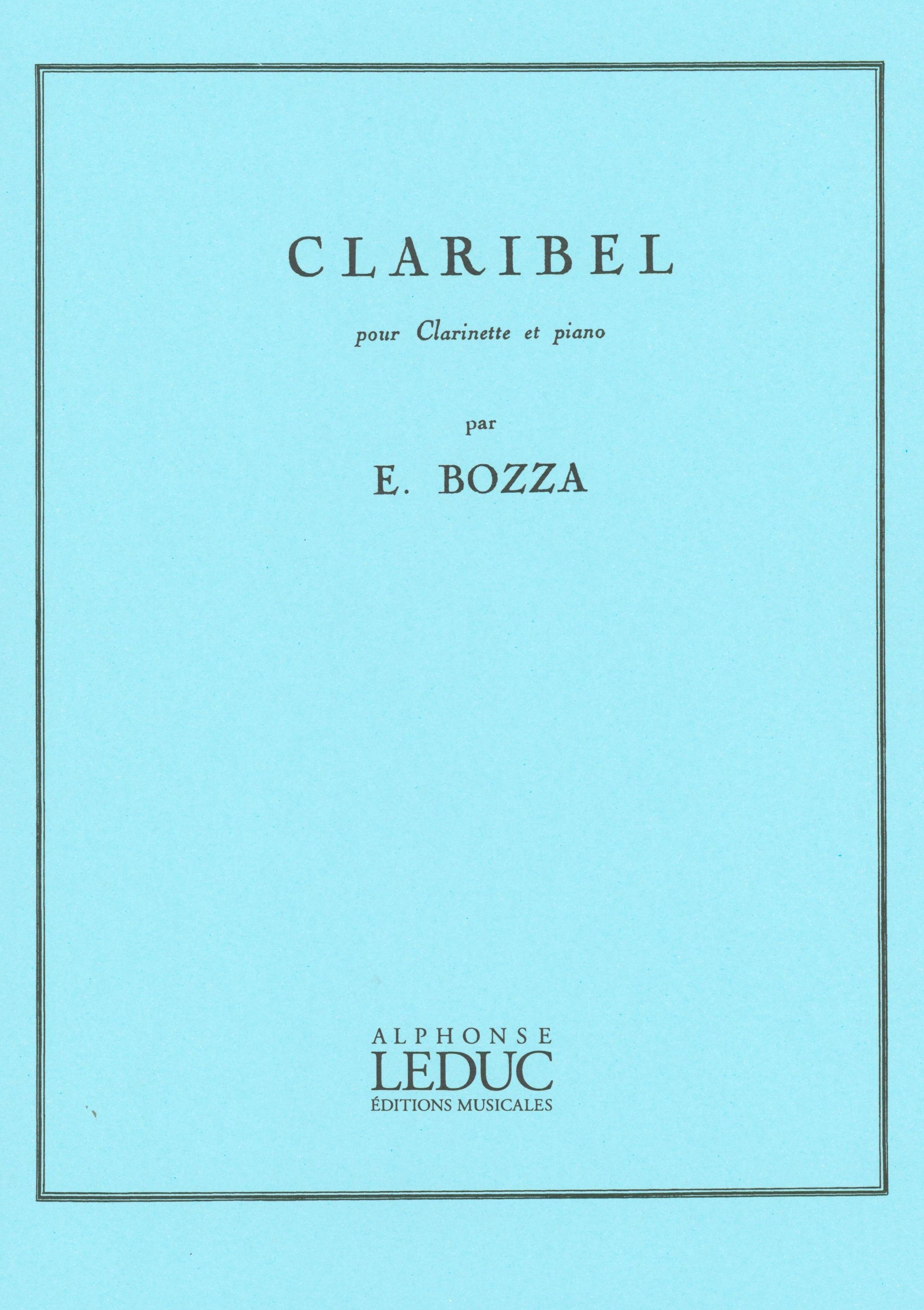 Bozza: Claribel