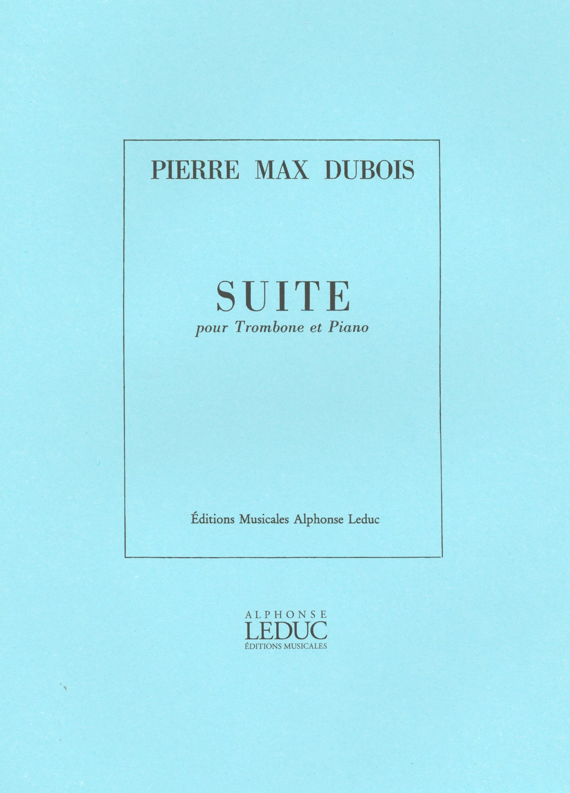 Dubois: Suite for Trombone & Piano