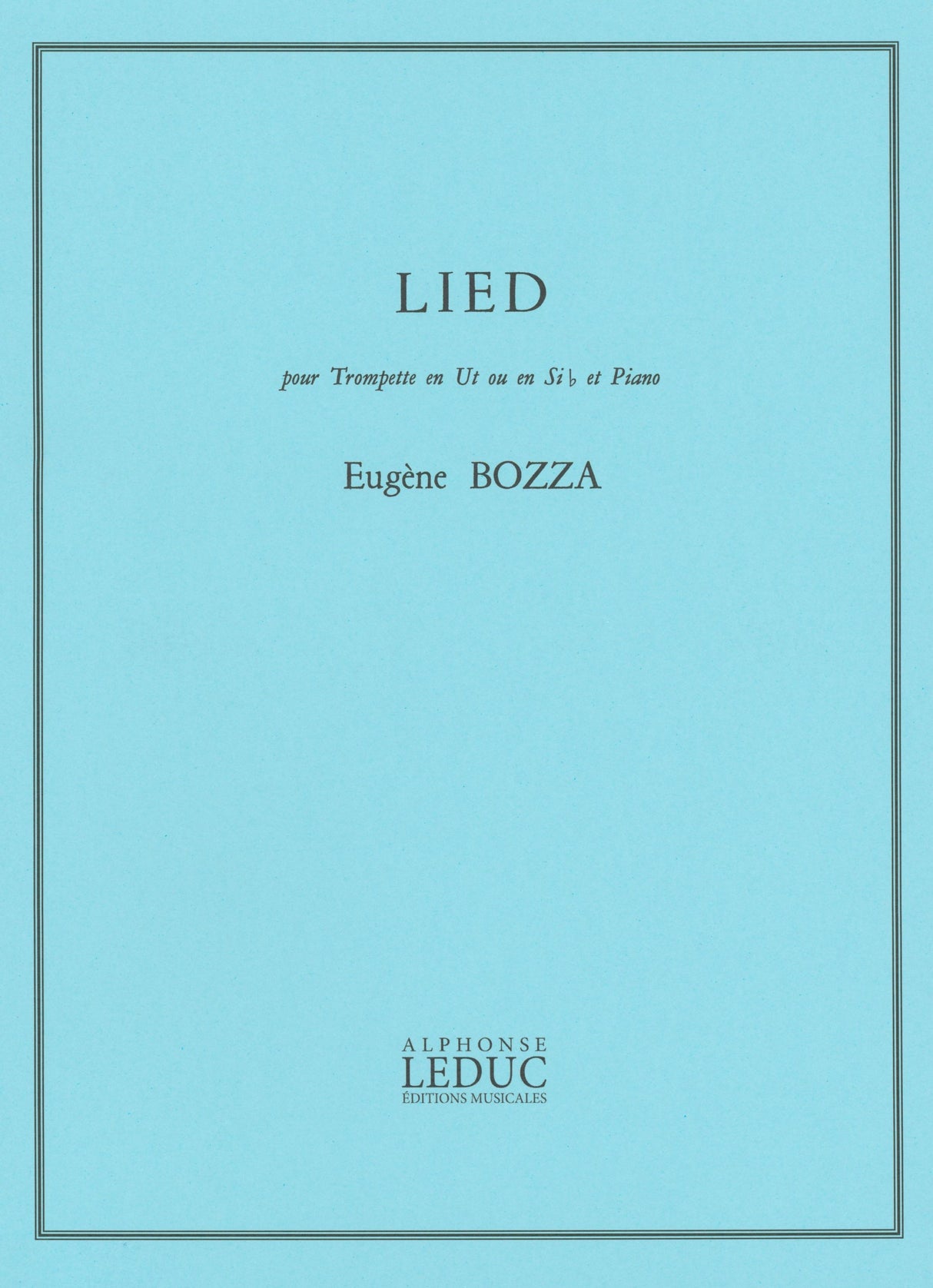 Bozza: Lied