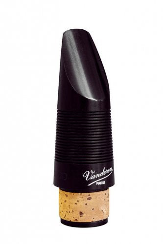 Black B40D German Clarinet Mouthpiece with a medium long facing curve and 119.5 mm tip opening