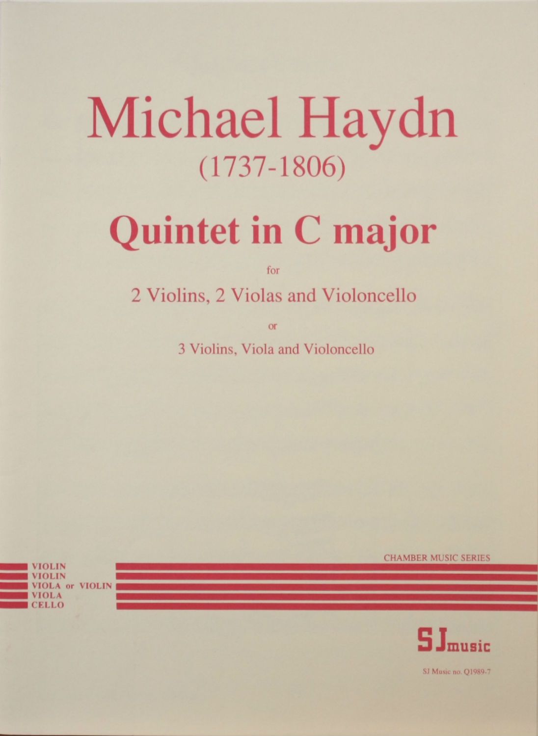 M. Haydn: String Quintet in C Major, MH 187