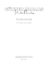 Bialas: Sonata piccola for Violin and Piano