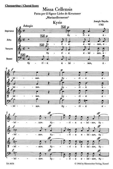 Haydn: Missa Cellensis, Hob. XXII:8