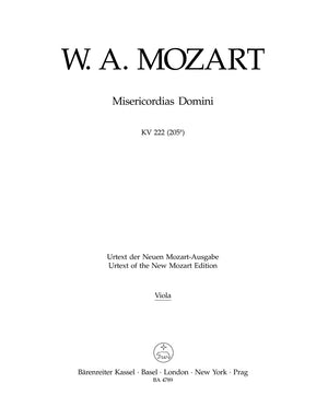 Mozart: Misericordias Domini, K. 222 (205a)