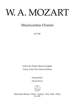 Mozart: Misericordias Domini, K. 222 (205a)