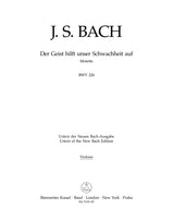Bach: Der Geist hilft unser Schwachheit auf, BWV 226
