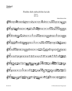 Bach: Fürchte dich nicht, ich bin bei dir, BWV 228
