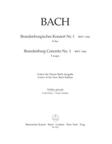 Bach: Brandenburg Concerto No. 1 and Original Version "Sinfonia" in F Major, BWV 1046 and 1046a (Urtext)