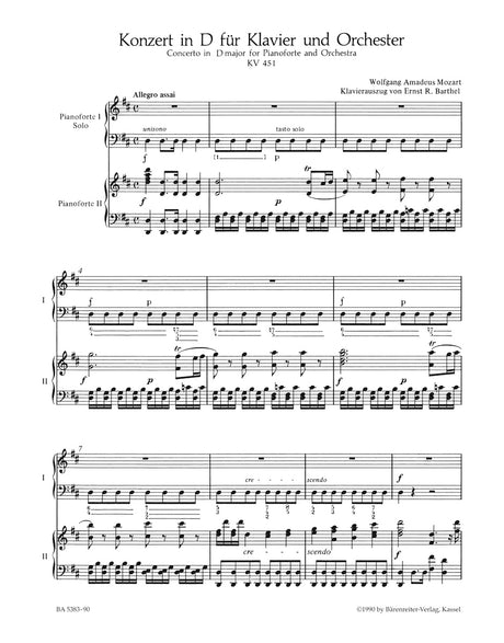 Mozart: Piano Concerto No. 16 in D Major, K. 451
