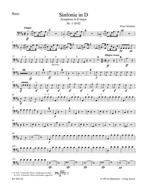 Schubert: Symphony No. 1 in D Major, D 82