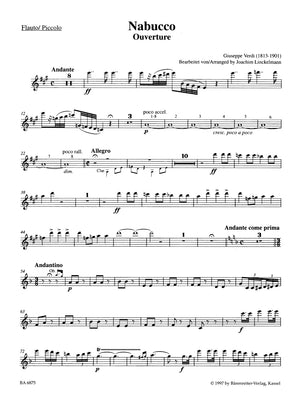 Verdi: Overture to Nabucco (arr. for wind quintet)