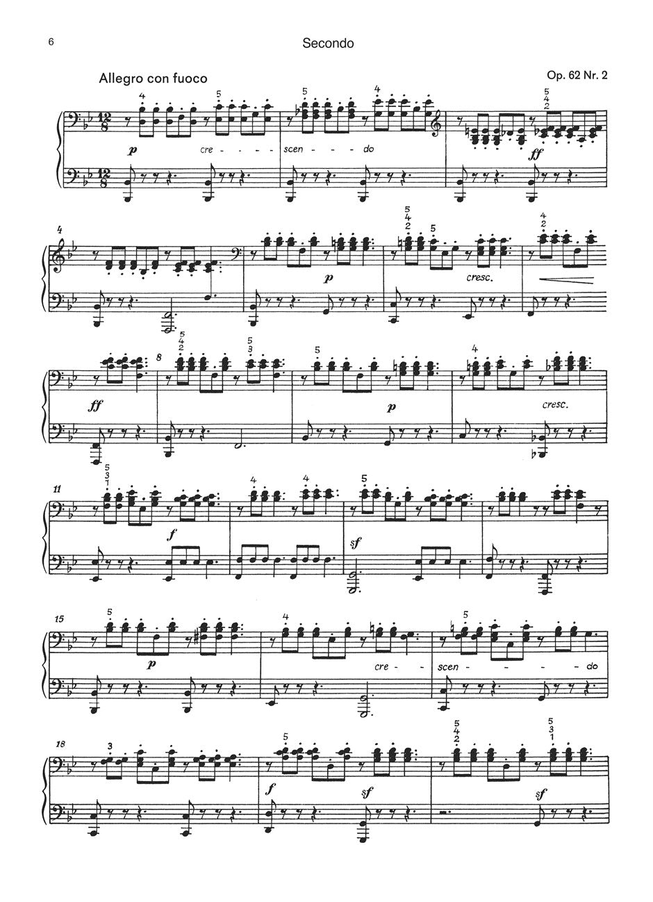Mendelssohn: 7 Songs Without Words (arr. for piano, 4-hands)