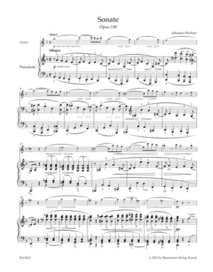 Brahms: Violin Sonata in D Minor, Op. 108