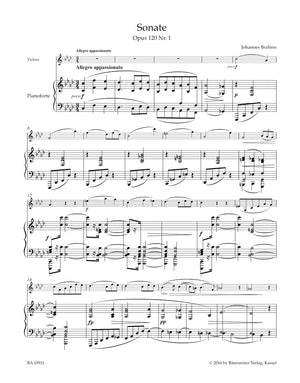 Brahms: Sonatas, Op. 120 (violin version)