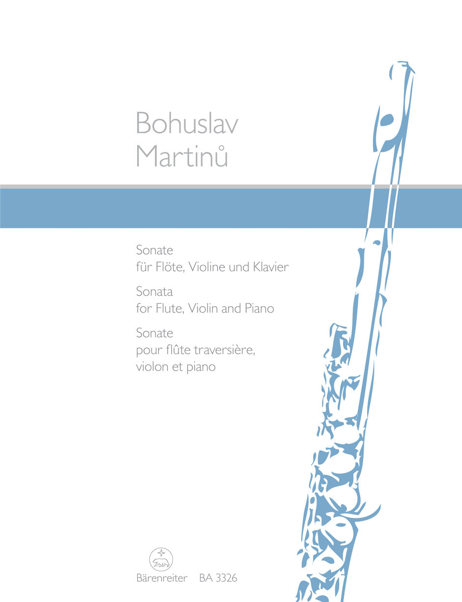 Martinů: Sonata for Flute, Violin and Piano