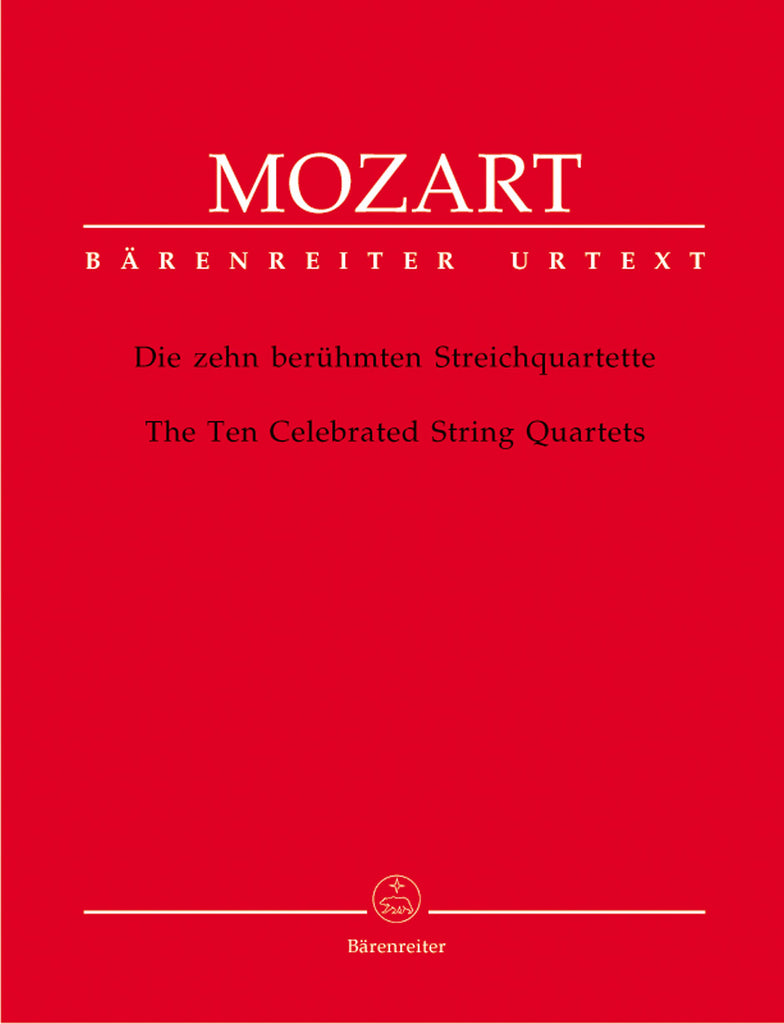 Mozart:　Music　Celebrated　Ficks　The　Quartets　Ten　String