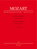Mozart: Three Divertimenti, K. 136-138 (125a-c)