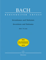 Bach: Inventions and Sinfonias, BWV 772-801
