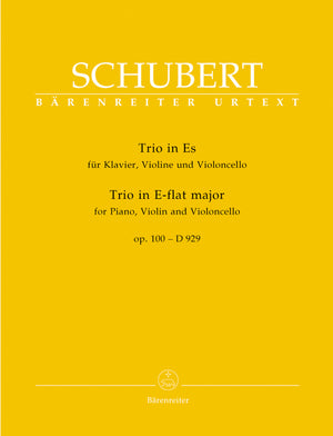 Schubert: Piano Trio in E-flat Major, Op. 100, D 929