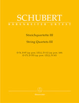 Schubert: String Quartets - Volume 3