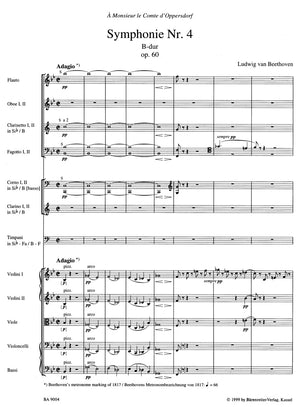 Beethoven: Symphony No. 4 in B-flat Major, Op. 60